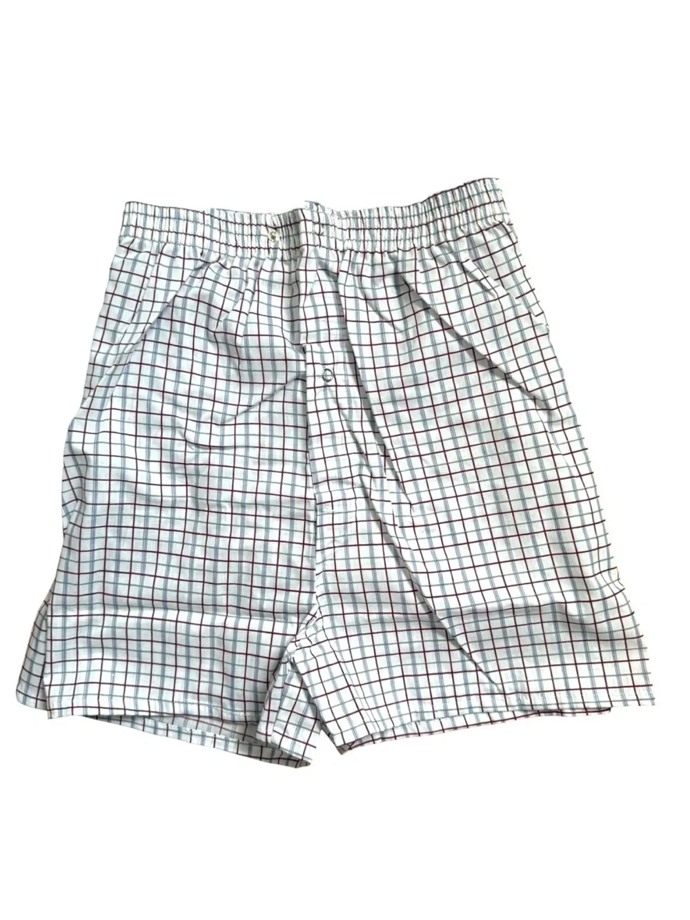 Vintage Botany 500 Boys/Kids Short‑Sleeve Check Lounge Pajama Set Size 16 NWT